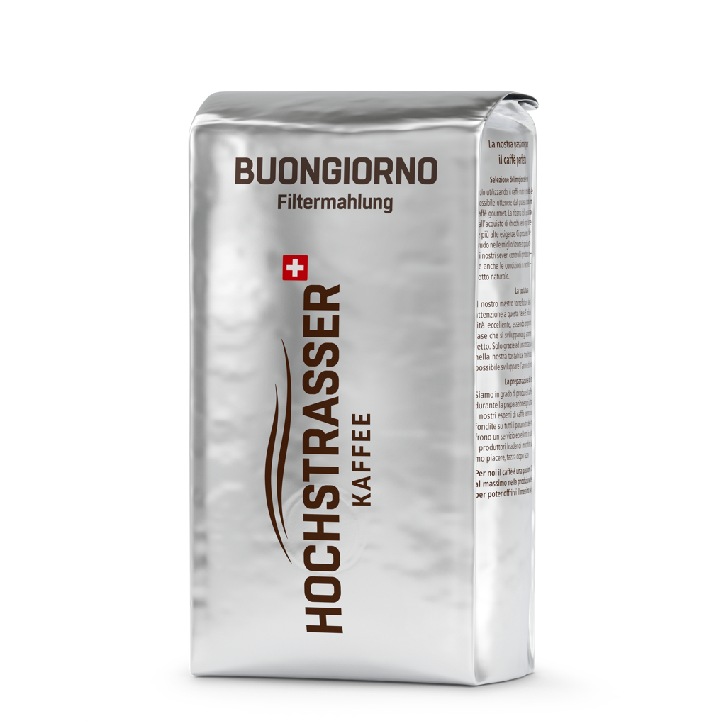 Frühstückskaffee gemahlen Buongiorno Filtermahlung_1
