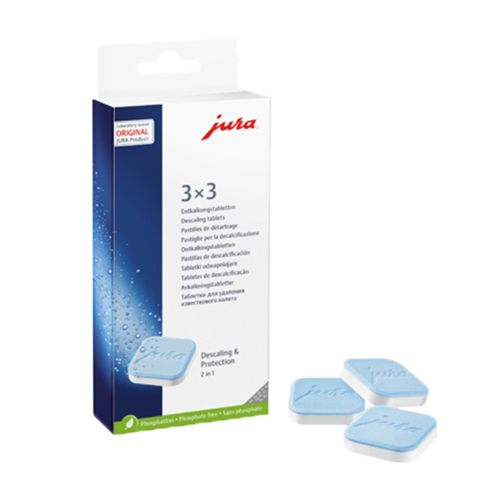 JURA Entkalkungstabletten - Karton à 3x3 Tabletten_1