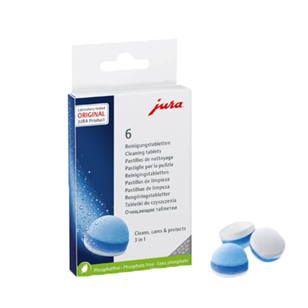 JURA 3-Phasen-Reinigungstabletten - 6er-Blister_1
