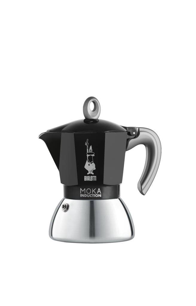 Bialetti New Moka Induktion 4 Tassen Schwarz_1