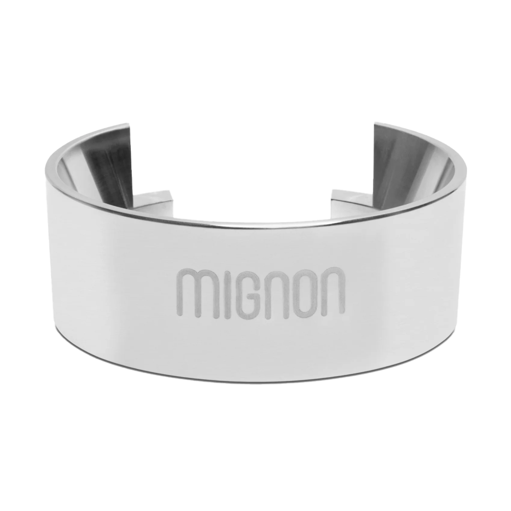 Eureka Mignon Dosiertrichter offen - Alu poliert_1